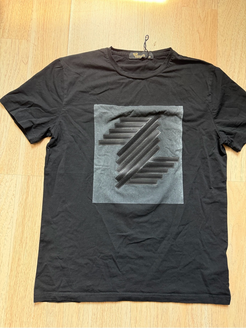 Classic Men's Black Short-Sleeve Crew Tee